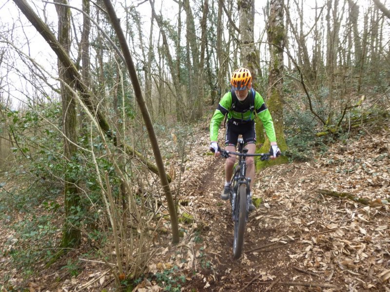 Rando VTT MIRIBEL COTIERE le 12-03-2017